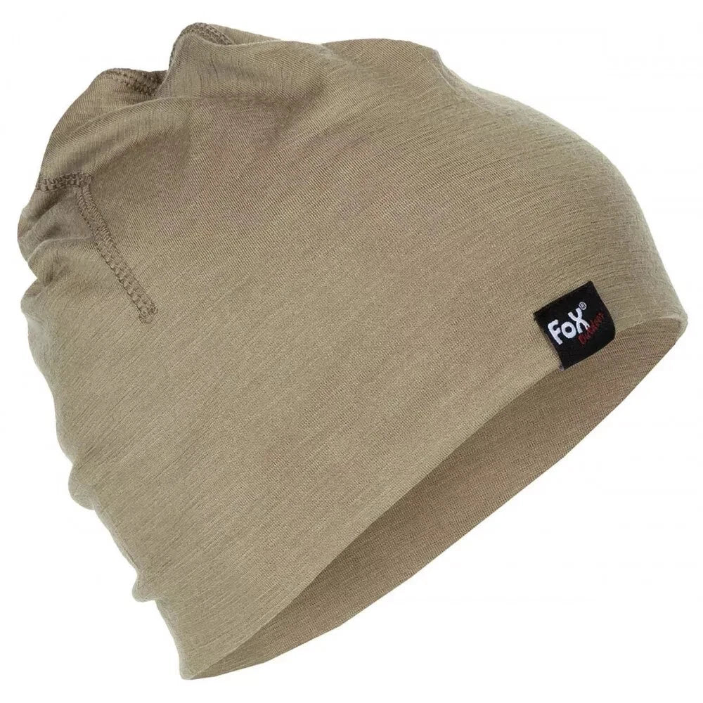 Fox Outdoor, Merino Beanie Lite – Ganzjahres-Mütze aus Merinowolle, Atmungsaktiv, Wandern