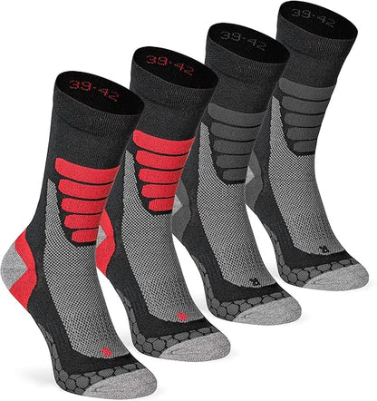 2 Paar Xtreme Wandersocken lang Trekking Nordic Walking Größe 35-47