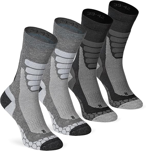 2 Paar Xtreme Wandersocken lang Trekking Nordic Walking Größe 35-47