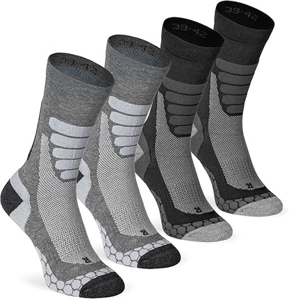 2 Paar Xtreme Wandersocken lang Trekking Nordic Walking Größe 35-47