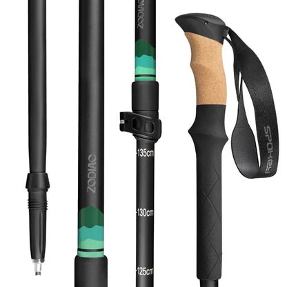 Trekking Stöcke Spokey ZODIAC Höhenverstellbar von 105 bis 135 cm