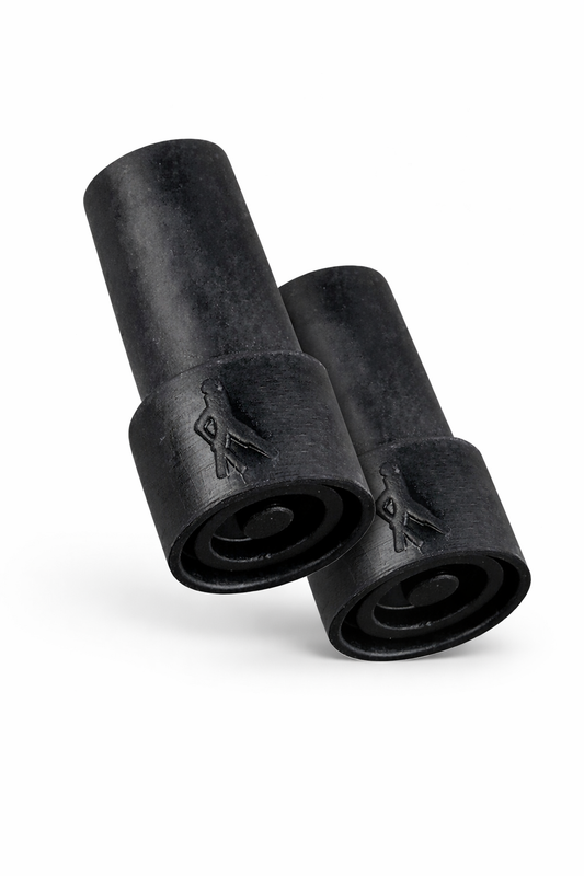 2 Stk. Gastrock Ersatzgummikappen mit Metalleinlage für Combi-Spike Spitzen Stockpitzen Wanderstock