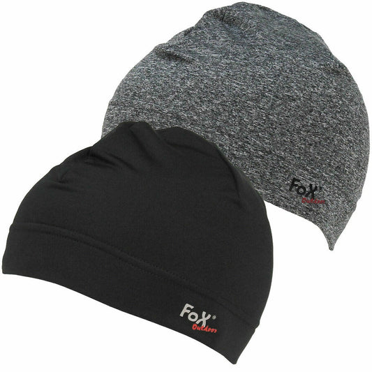 FOX Outdoor Softshell Mütze Run Gr. S-XL Laufmütze Sportmütze Beanie