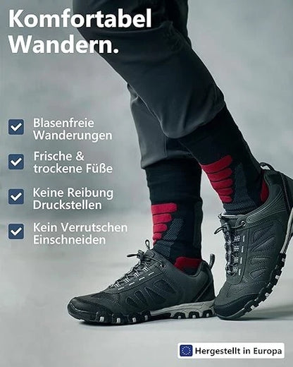 2 Paar Xtreme Wandersocken lang Trekking Nordic Walking Größe 35-47