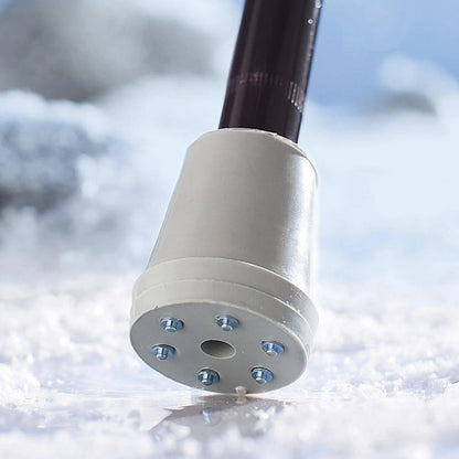 Krückenkapsel Stockkapsel mit Spikes für Gehstock Ø16-Ø18mm Gummikappe