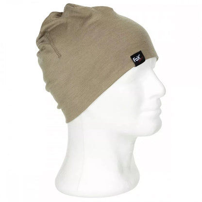 Fox Outdoor, Merino Beanie Lite – Ganzjahres-Mütze aus Merinowolle, Atmungsaktiv, Wandern
