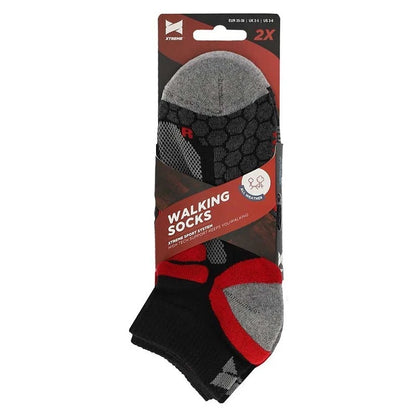 2 Paar Xtreme Wandersocken kurz Trekking Nordic Walking Größe 39-47