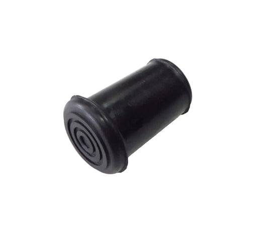 Gastrock Gummipuffer "SCHLANK" schwarz für Gehstöcke aus Holz Ø20mm