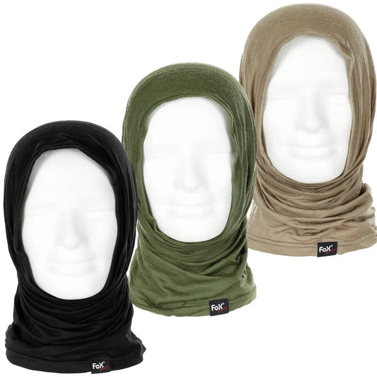 Fox Outdoor Schlauchschal Merino Lite Multifunktionsschal Multifunktionstuch