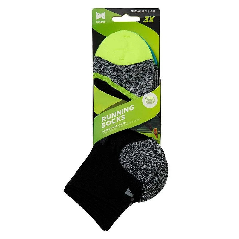 3 Paar Xtreme Sockswear Damen Herren Laufsocken Fitnesssocken Sportsocken Größe.35-47